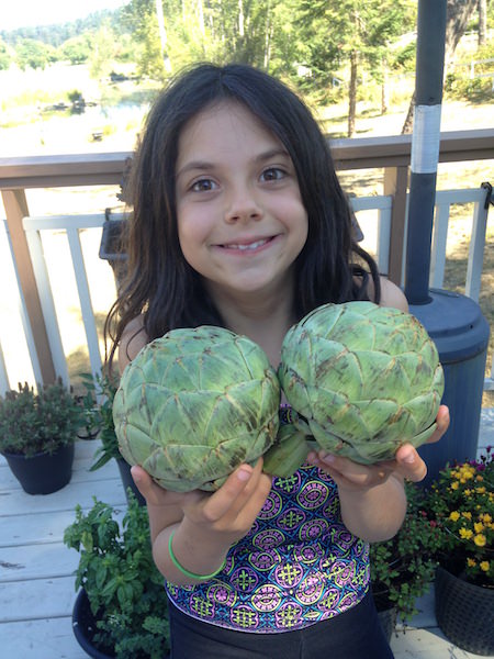 Artichokes should be vibrant green with the leaves closed.