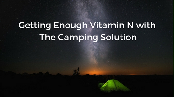 Vitamin N: a tent at night