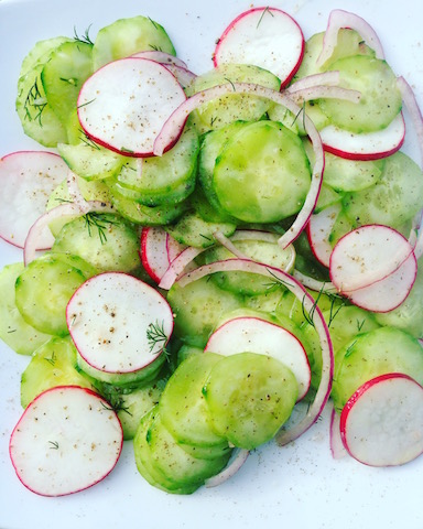 This Cucumber Radish Salad is packed with antioxidant properties to keep you feeling energized.