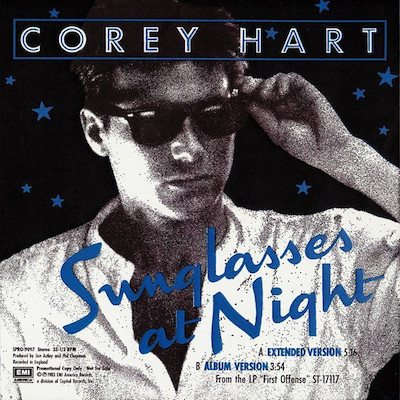 blocking the blues: corey hart sunglasses at night